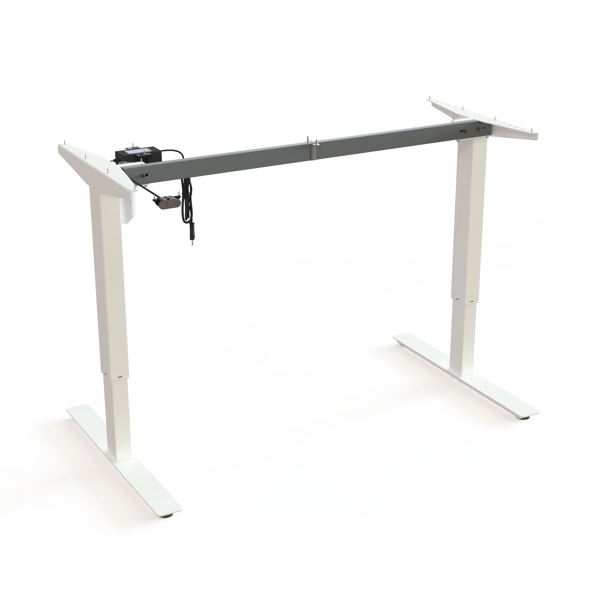 Electric Desk Frame | Width 129 cm | White