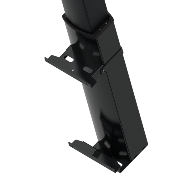 Wall mounted Electric Desk Frame | 3-Columns | Black 