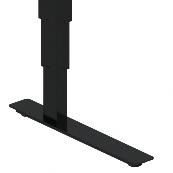 Electric Adjustable Desk | 180x180 cm | Beech with black frame