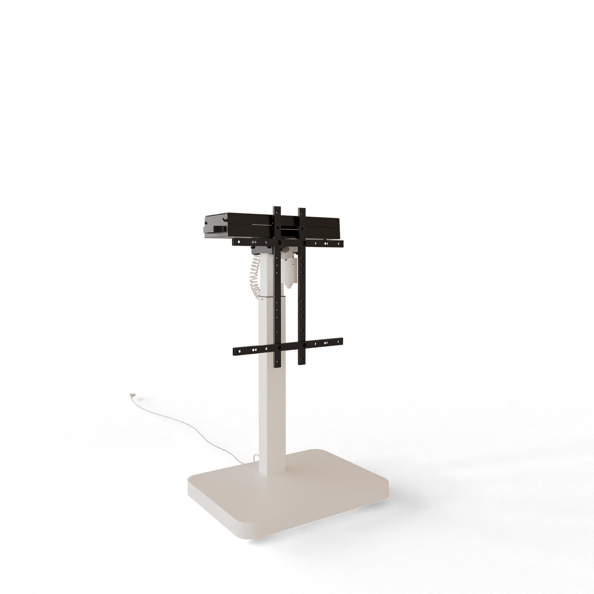 TV Stand on wheels with 480mm electric height adjustment. HOME