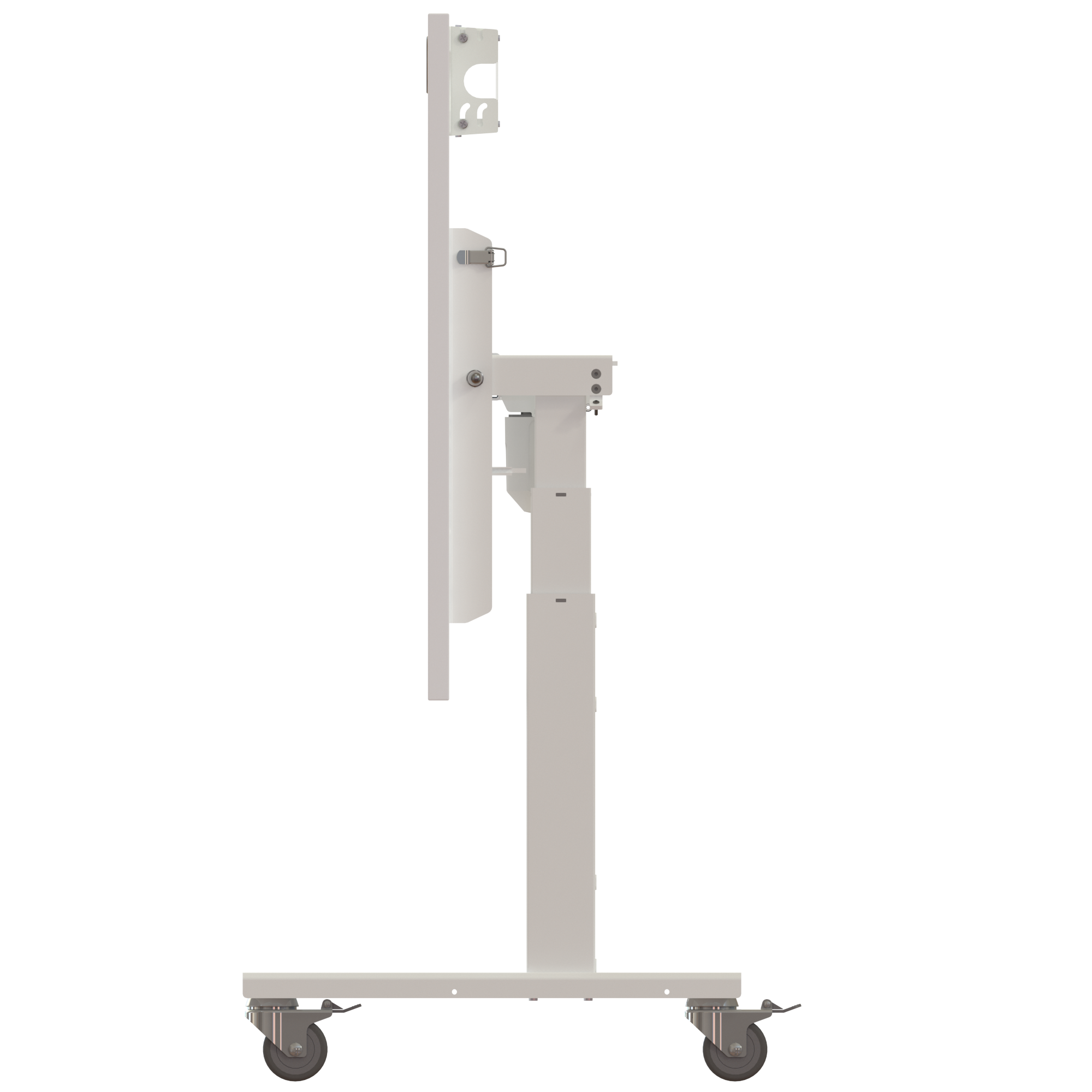 Ergonomic desk | 120x80 cm | White with white frame