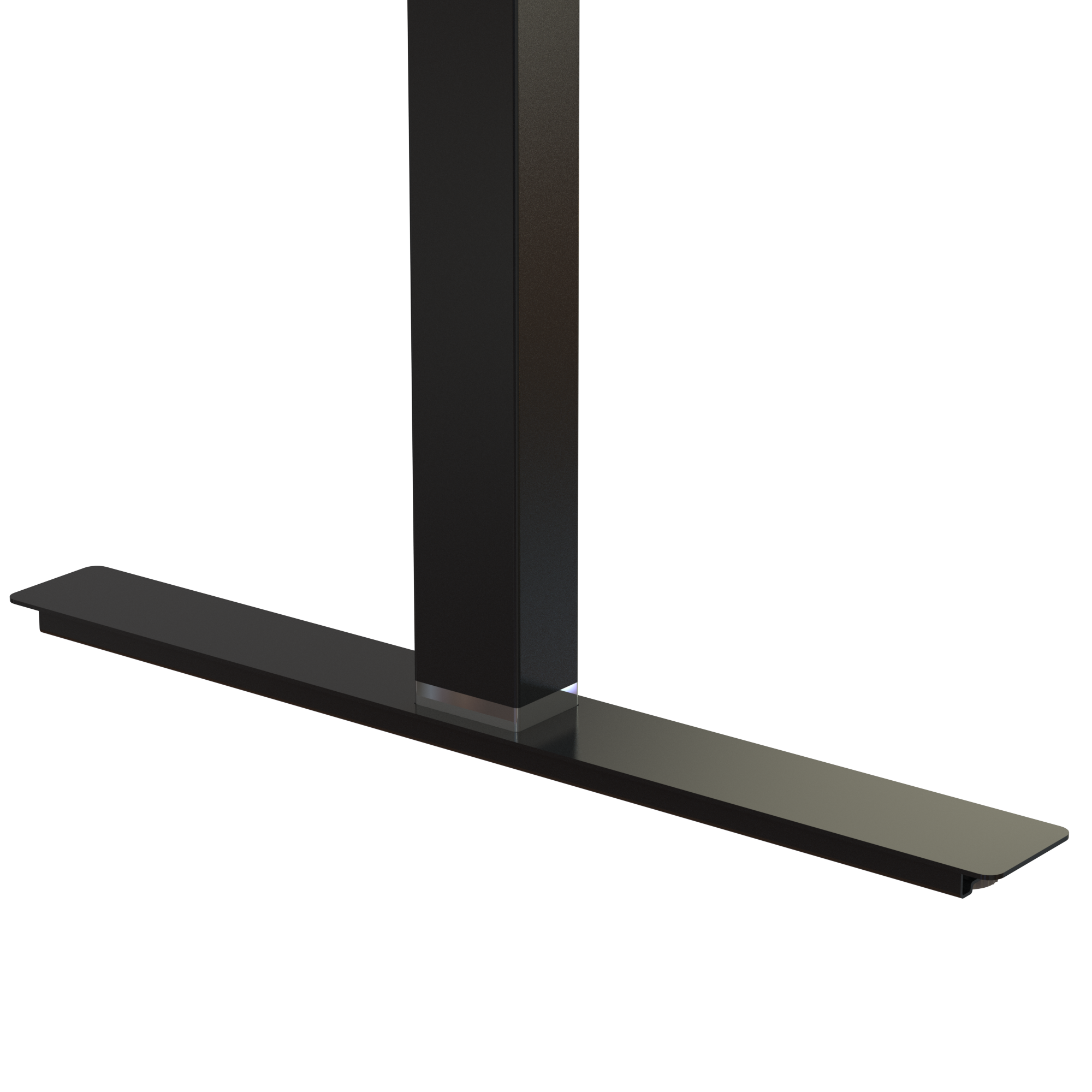 Ergonomic desk | 180x80 cm | White with black frame