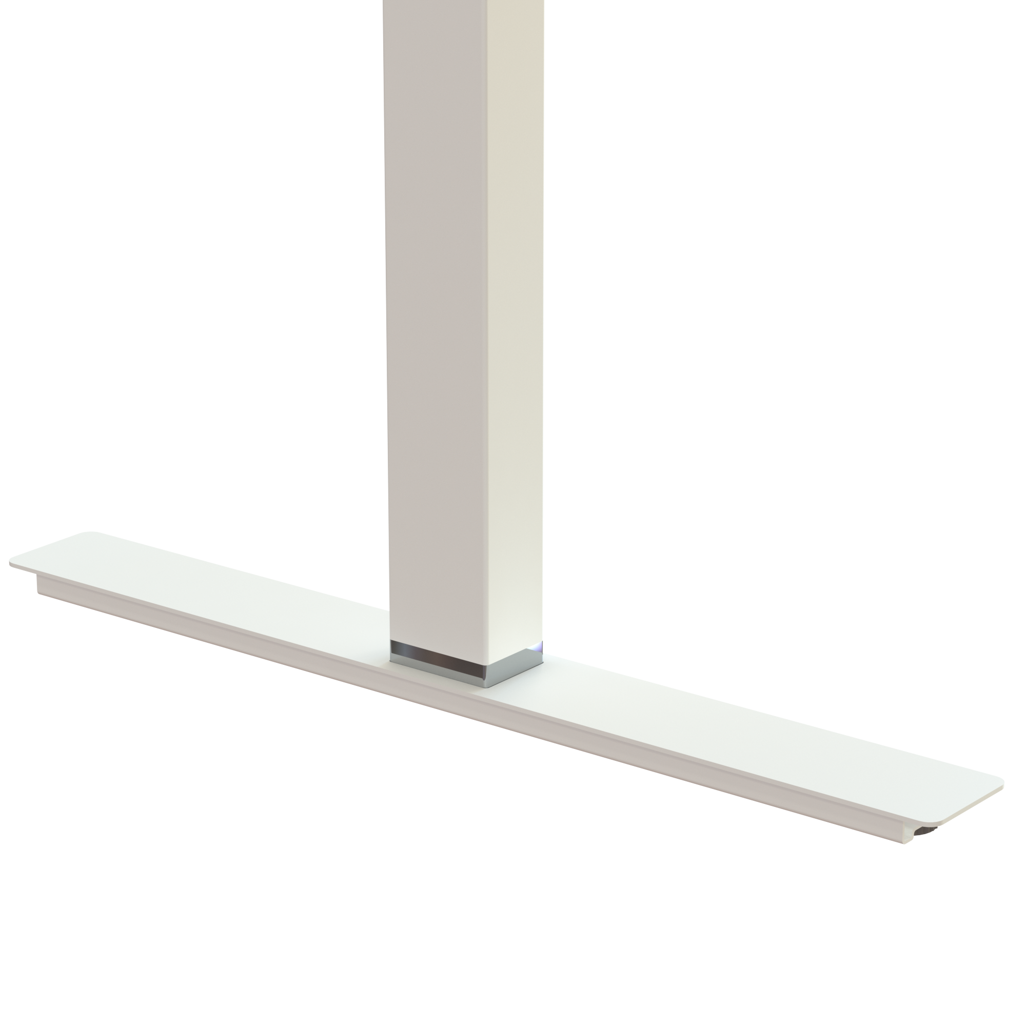 Ergonomic desk | 180x80 cm | White with white frame
