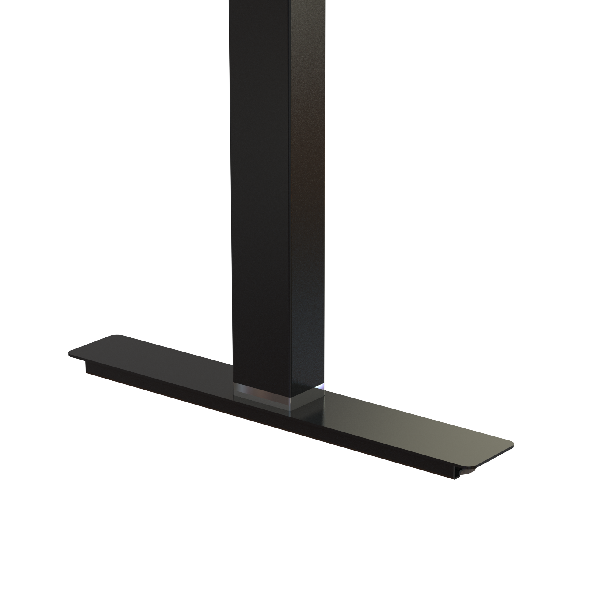 Ergonomic desk | 80x60 cm | White with black frame