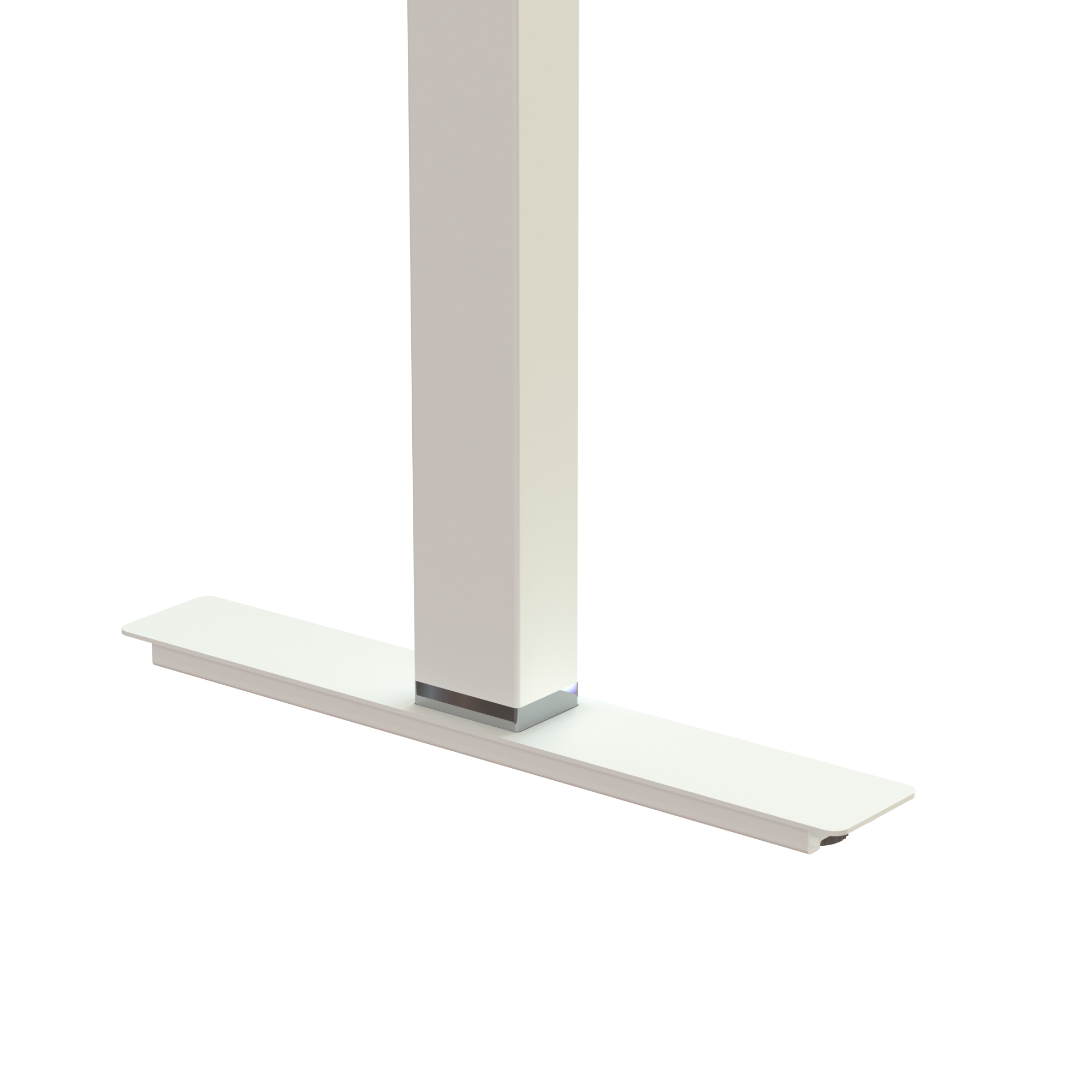 Ergonomic desk | 80x60 cm | White with white frame