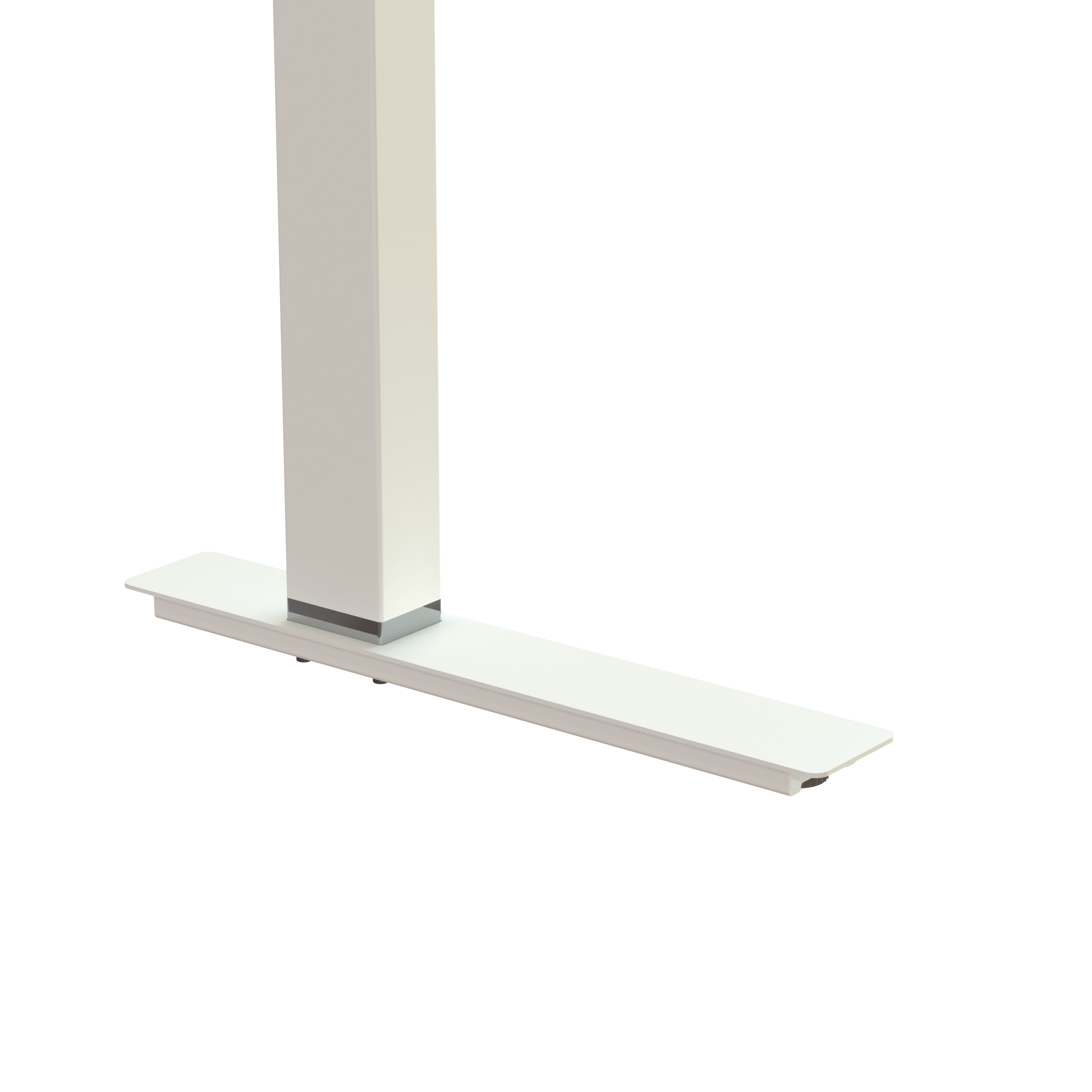 Ergonomic desk | 120x60 cm | White with white frame