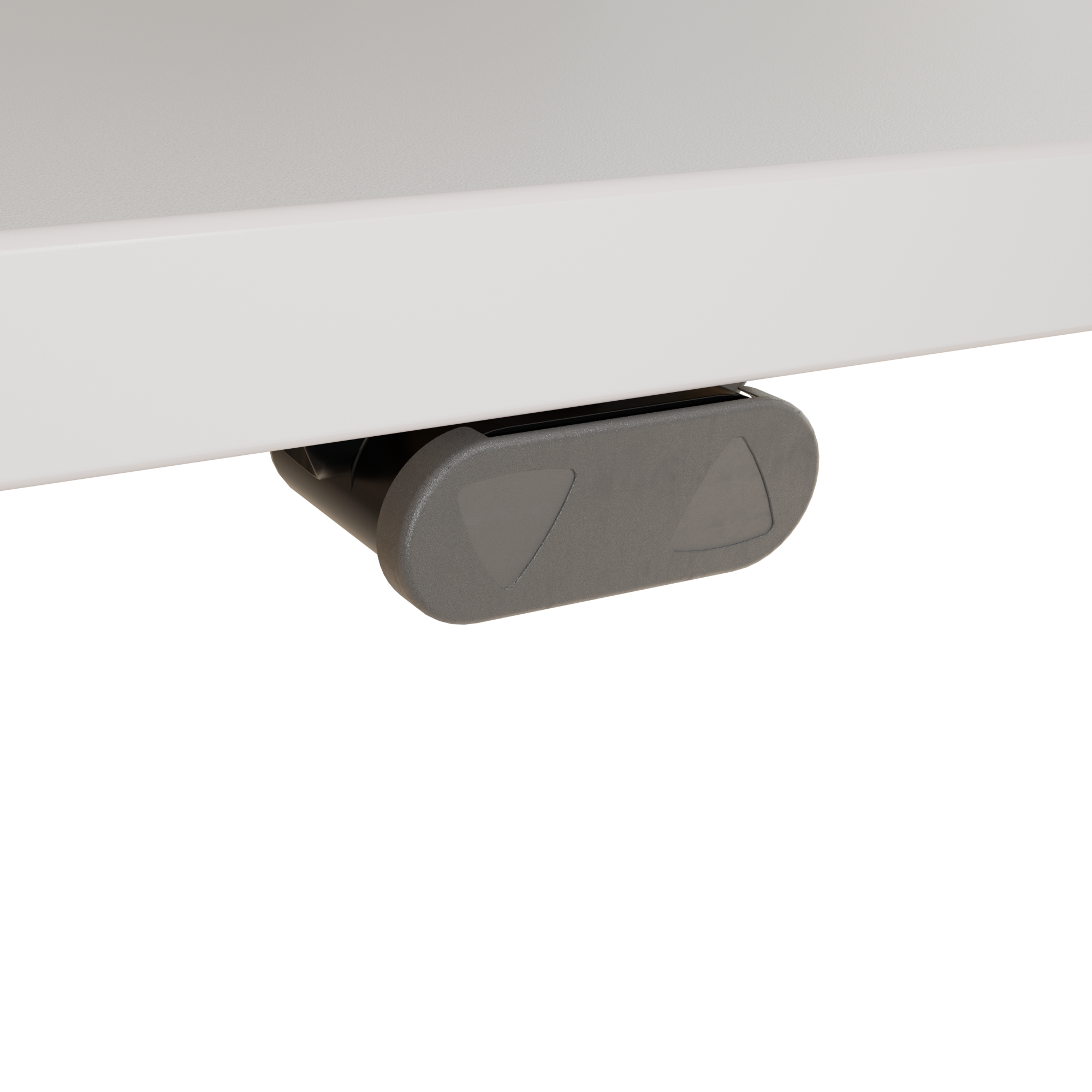 Ergonomic desk | 180x80 cm | White with white frame