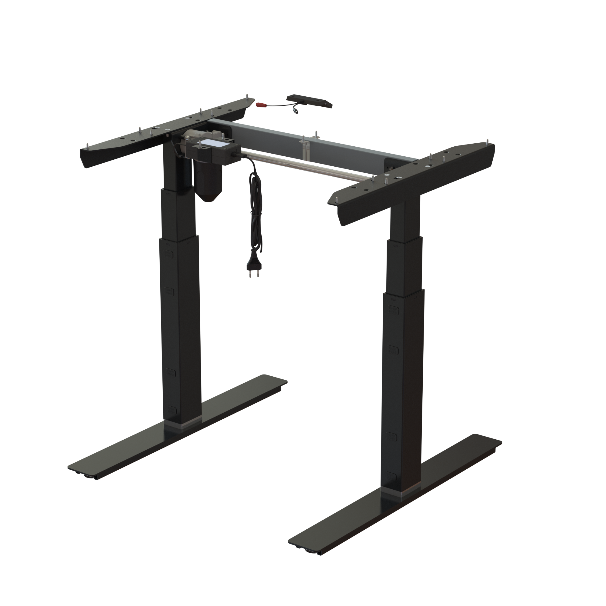 Ergonomic desk frame | Width 072 cm | Black 