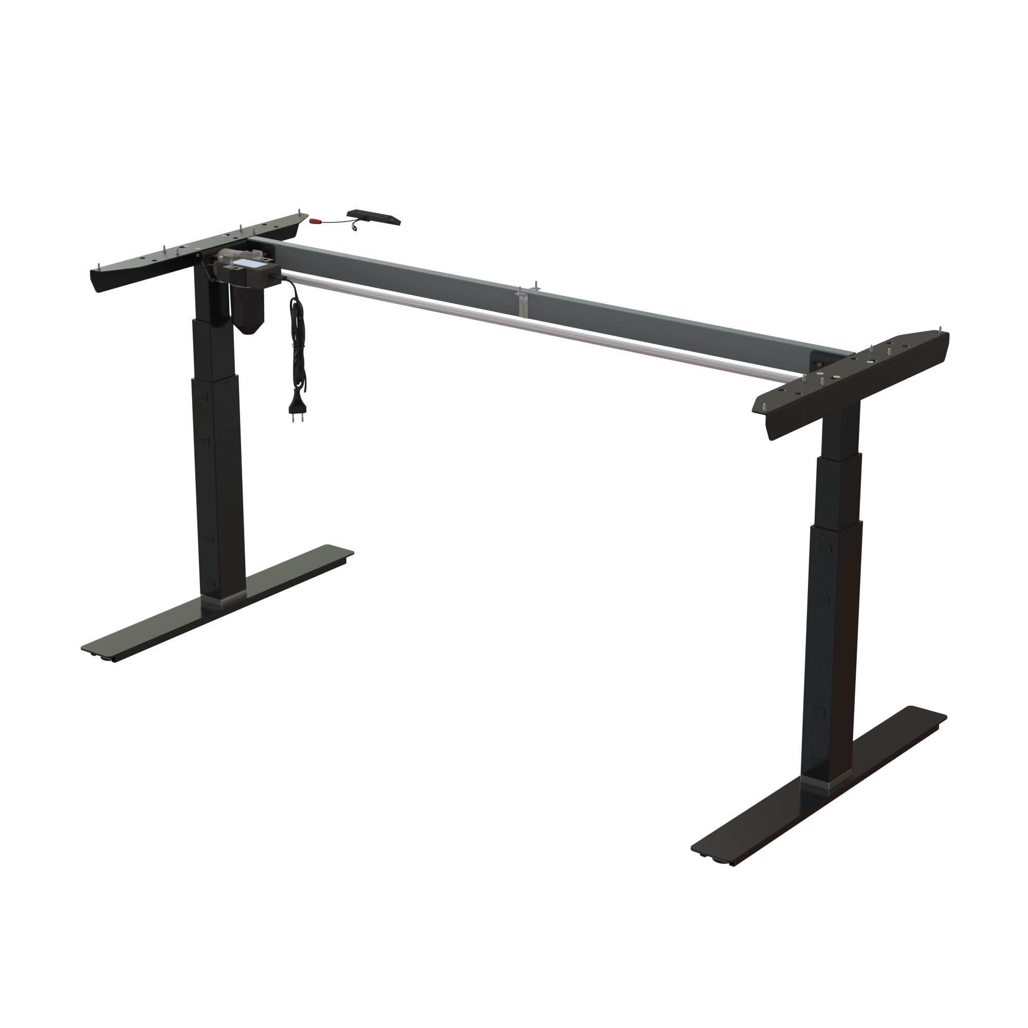 Ergonomic desk frame | Width 152 cm | Black 