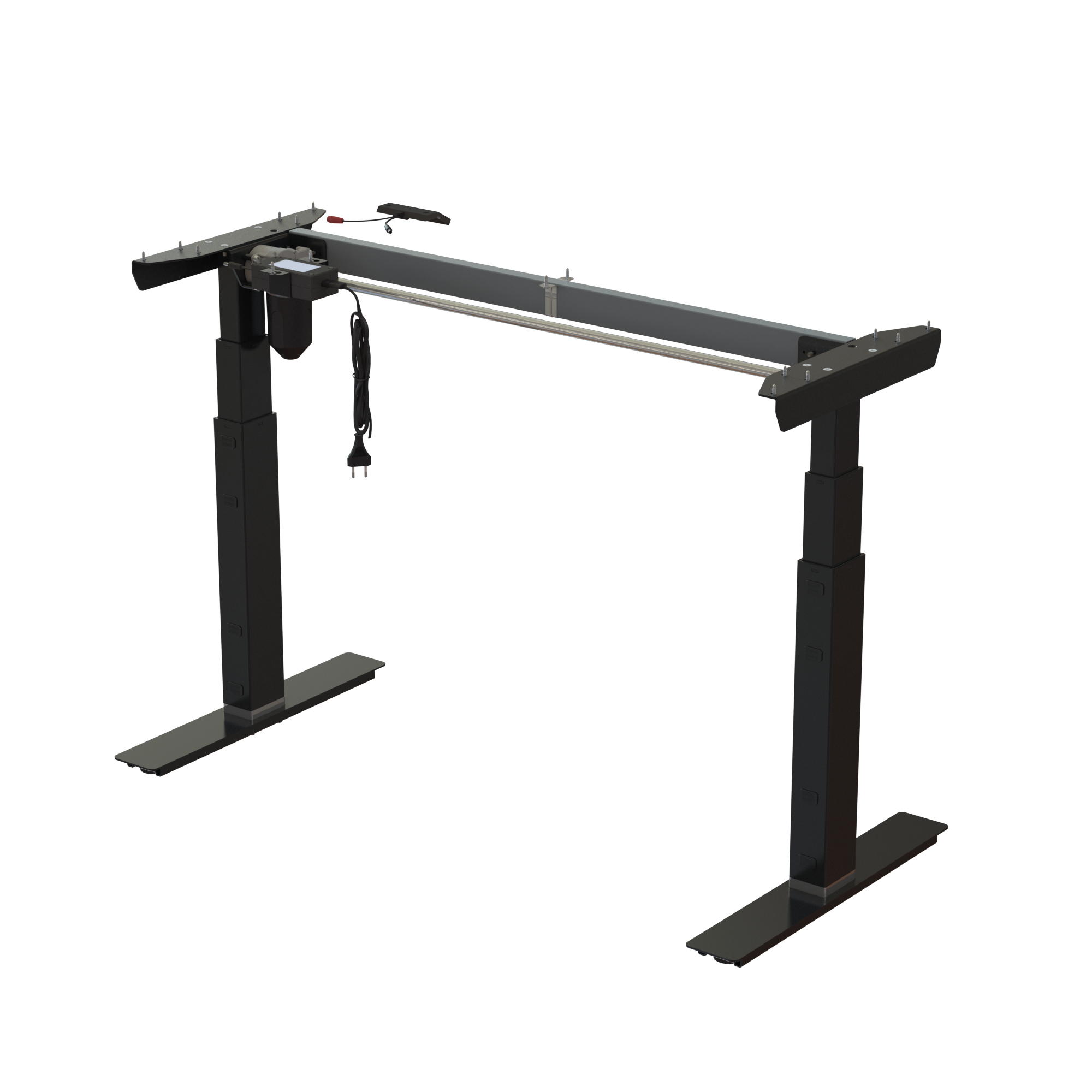 Ergonomic desk frame | Width 112 cm | Black 
