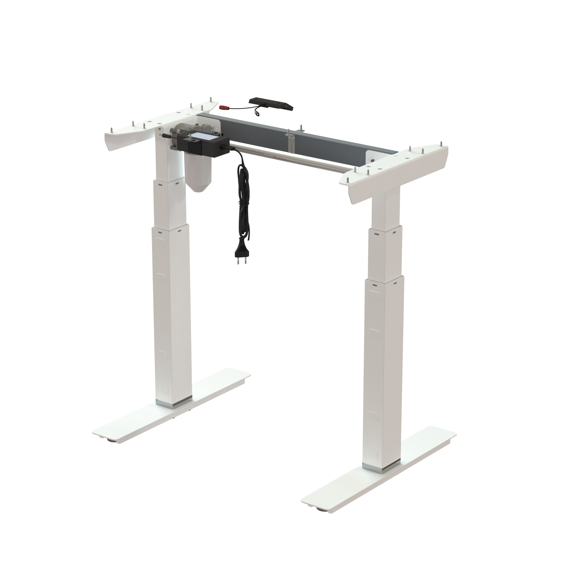 Ergonomic desk frame | Width 072 cm | White