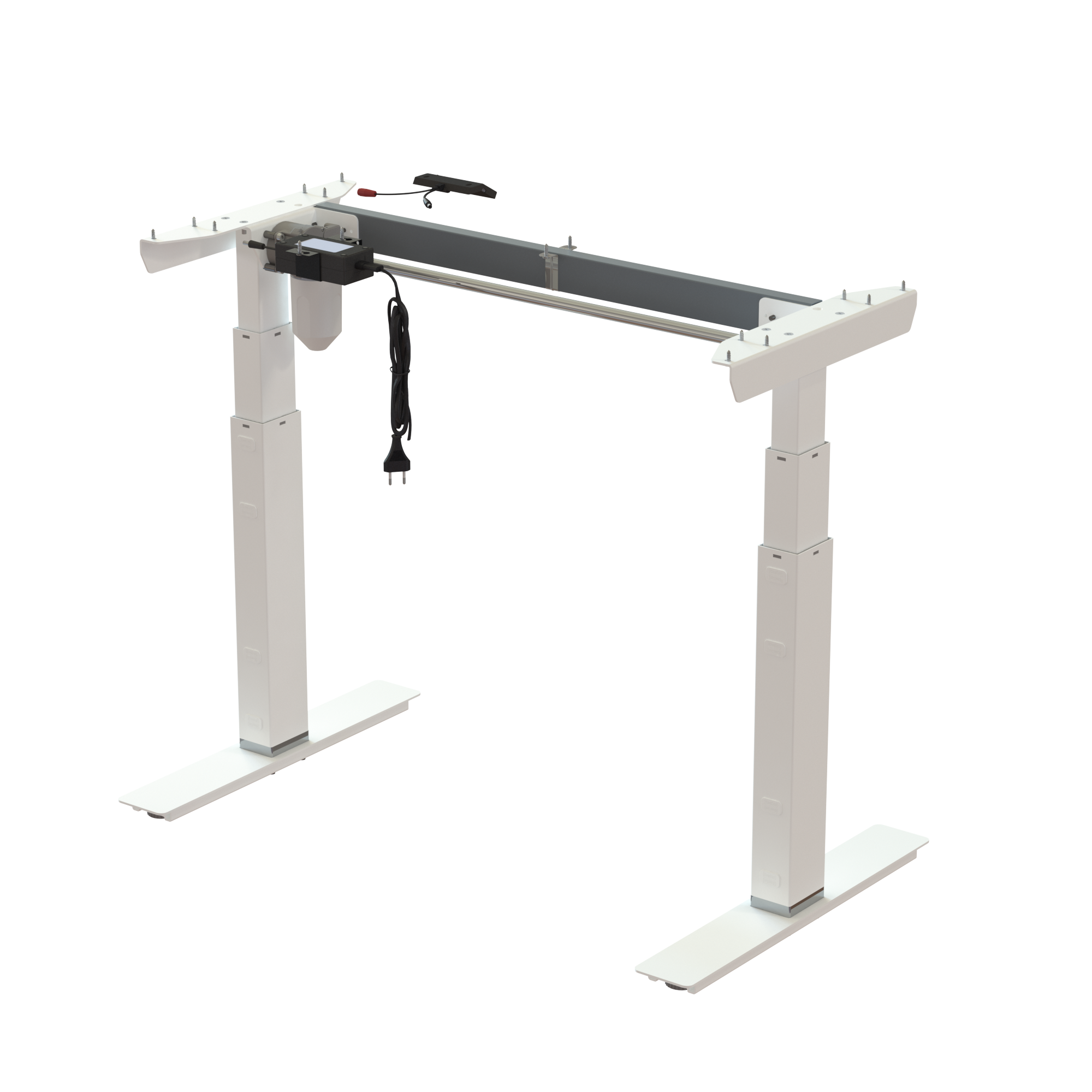 Ergonomic desk frame | Width 092 cm | White