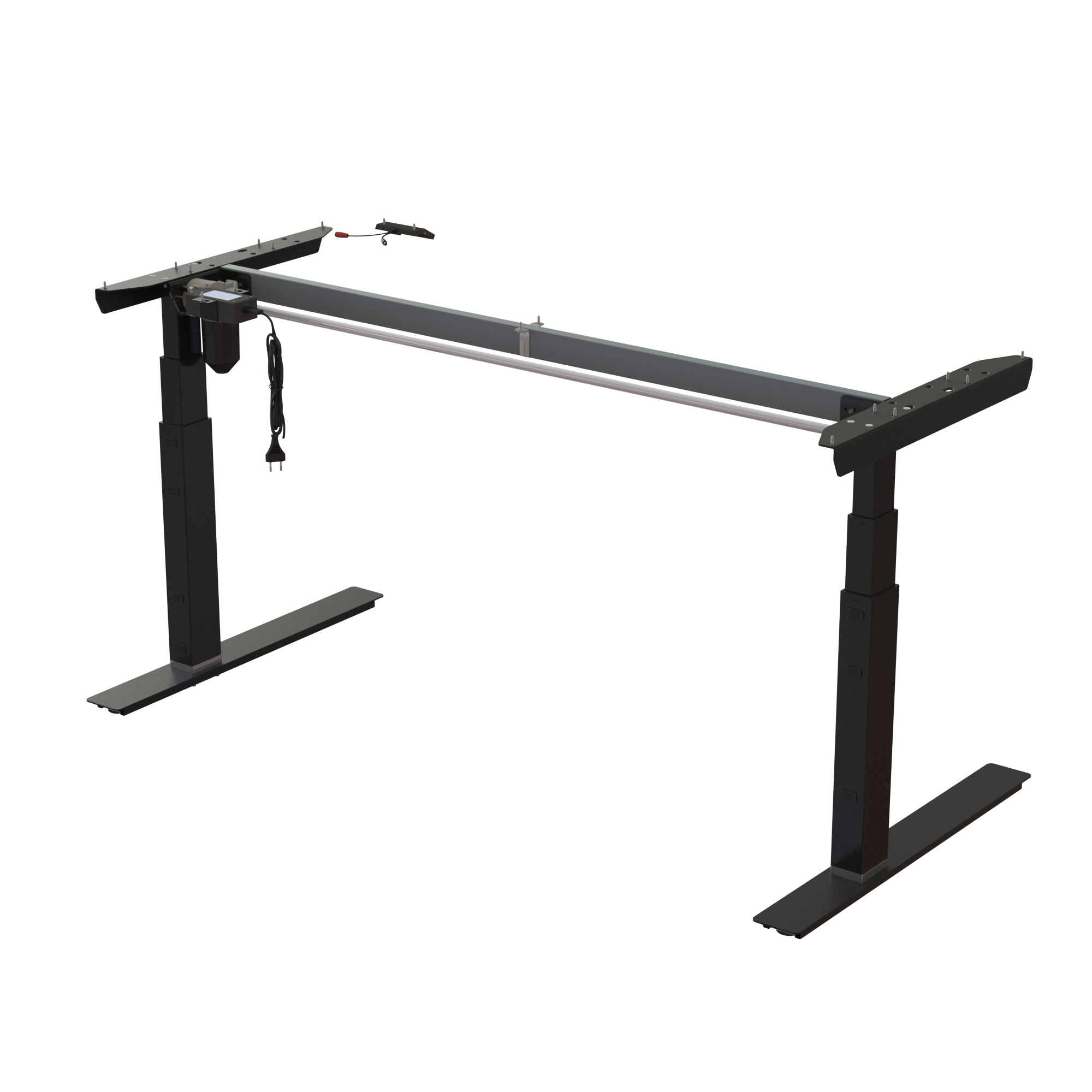 Ergonomic desk frame | Width 152 cm | Black 