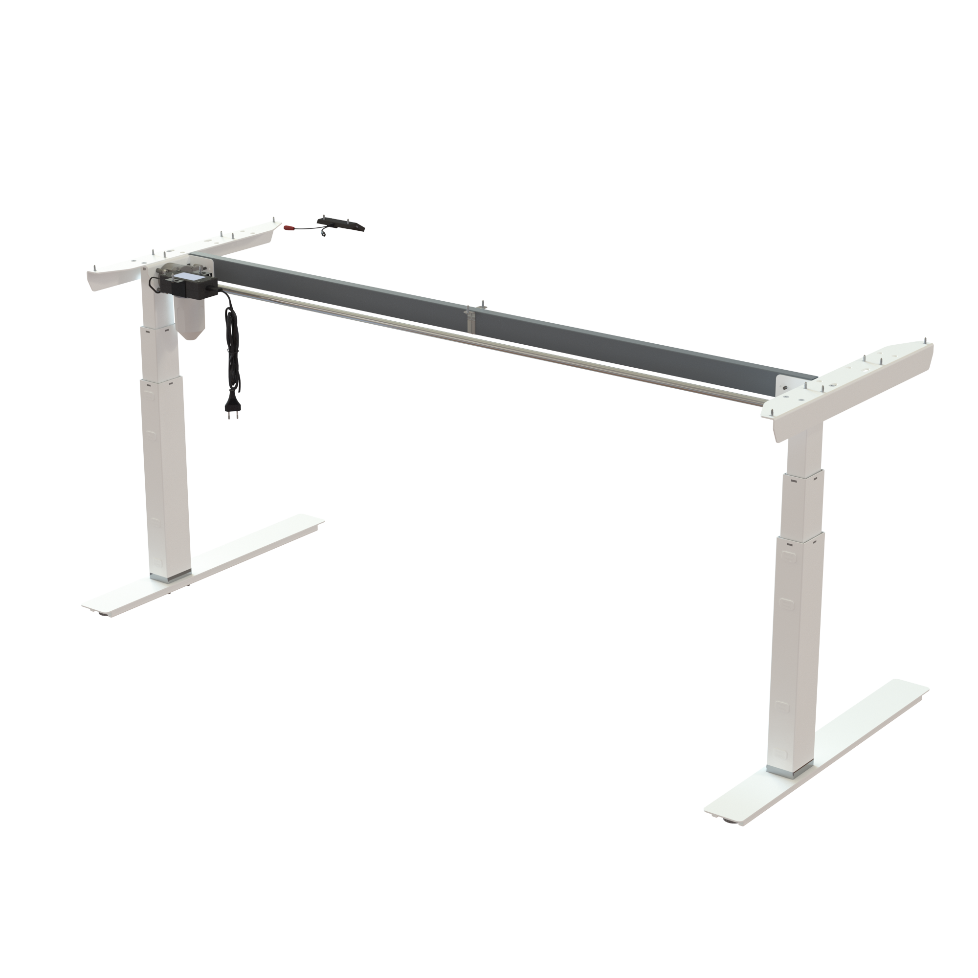 Ergonomic desk frame | Width 172 cm | White
