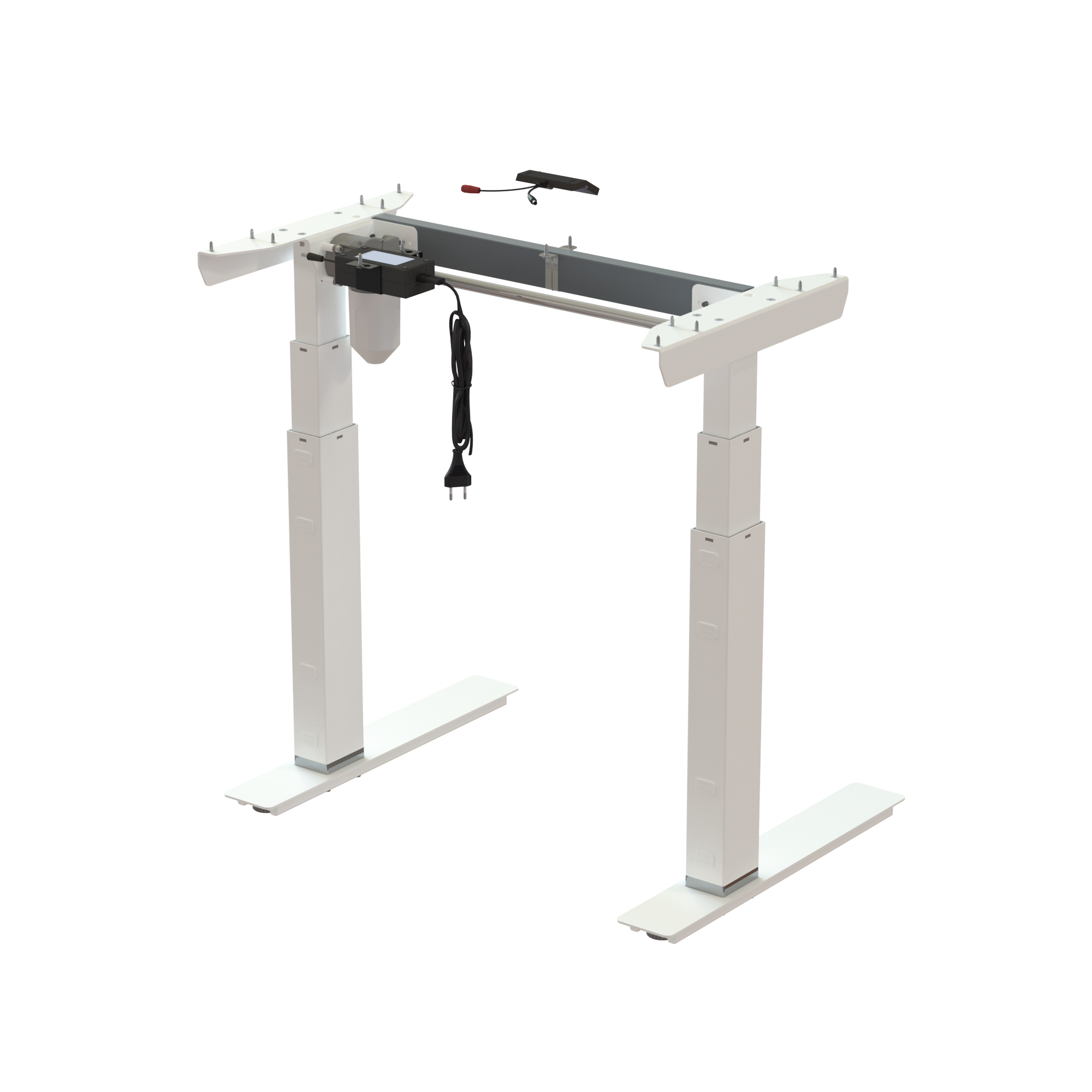 Ergonomic desk frame | Width 072 cm | White
