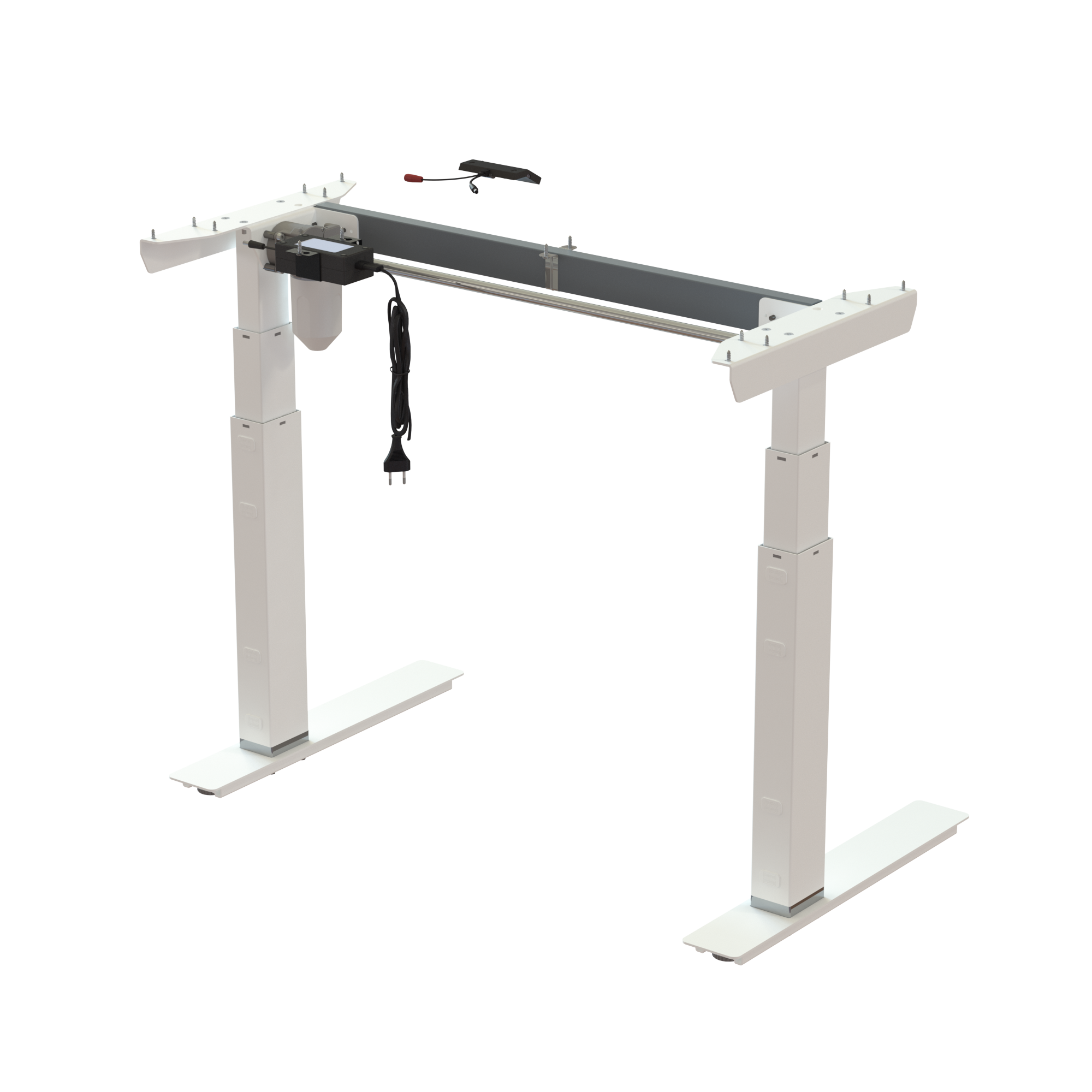 Ergonomic desk frame | Width 092 cm | White