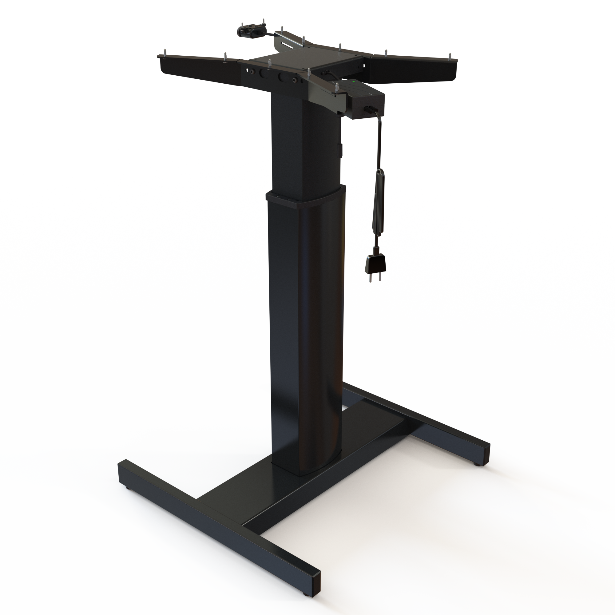 Electric Desk Frame | Width 060 cm | Black 