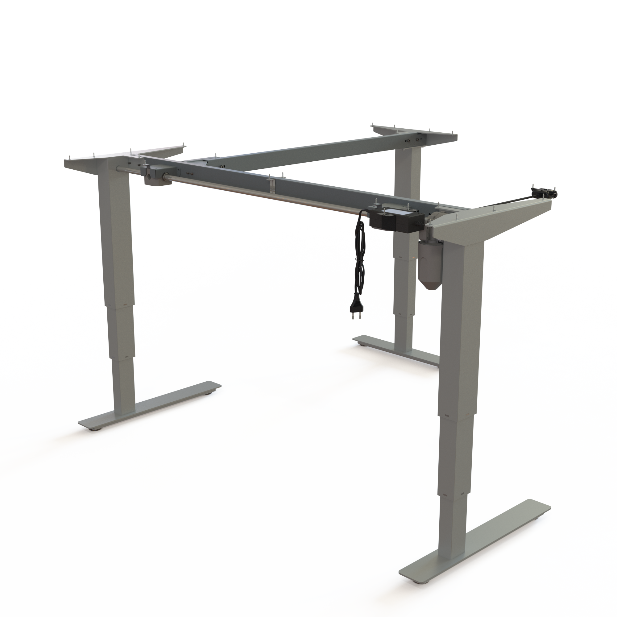 Electric Desk Frame | Width 142 cm | Silver