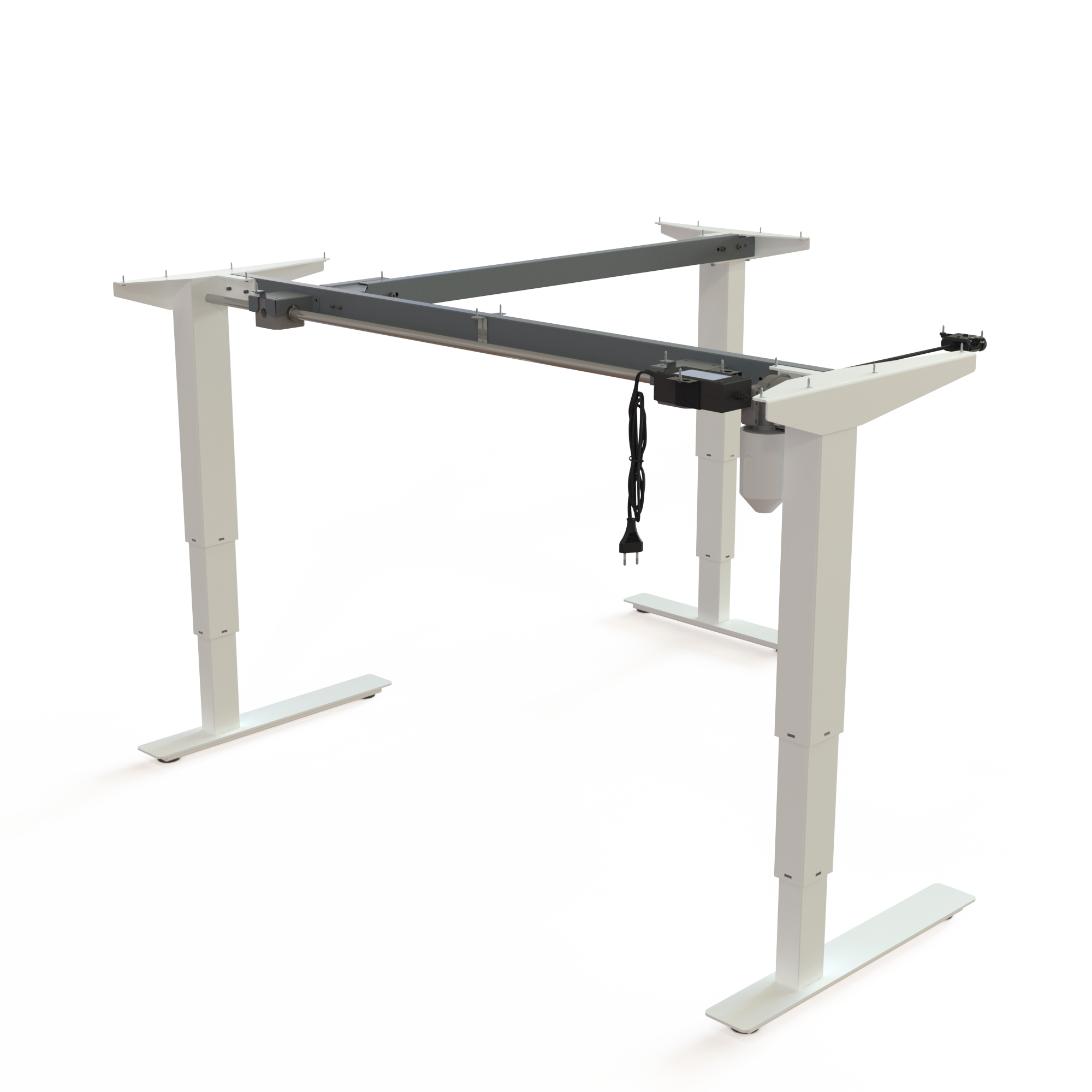 Electric Desk Frame | Width 142 cm | White