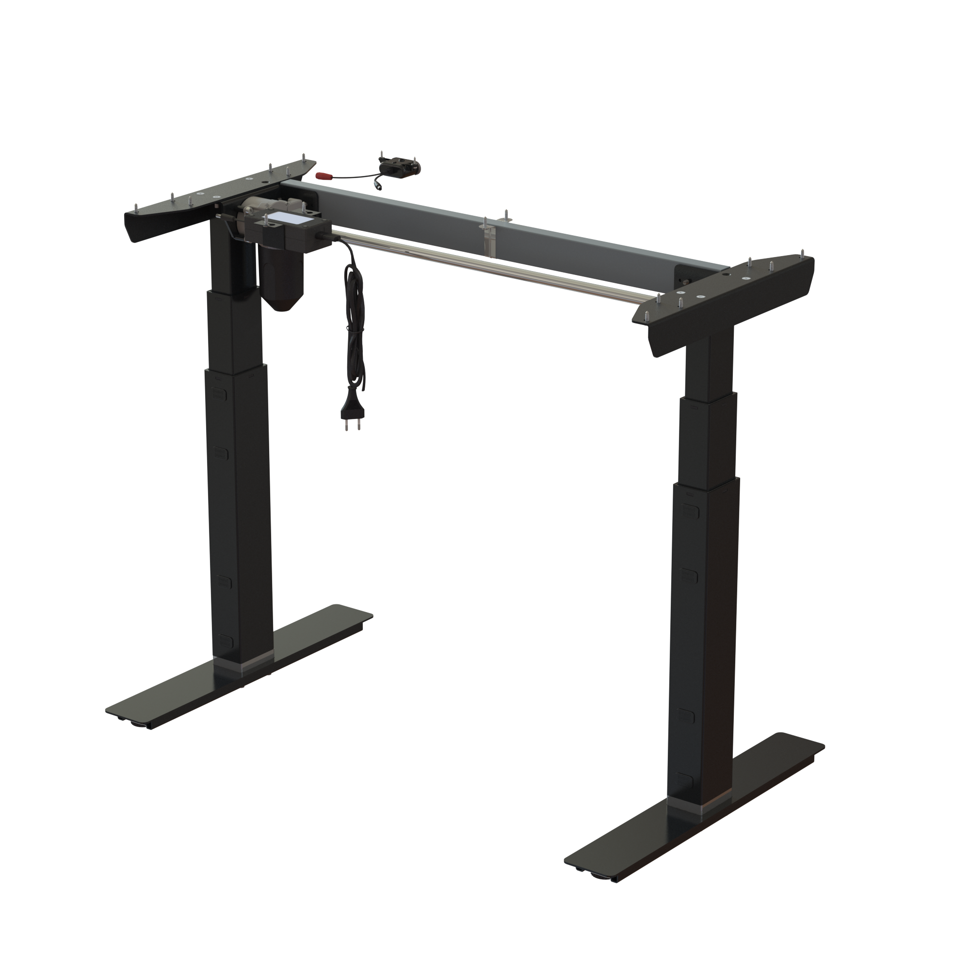 Ergonomic desk frame | Width 092 cm | Black 