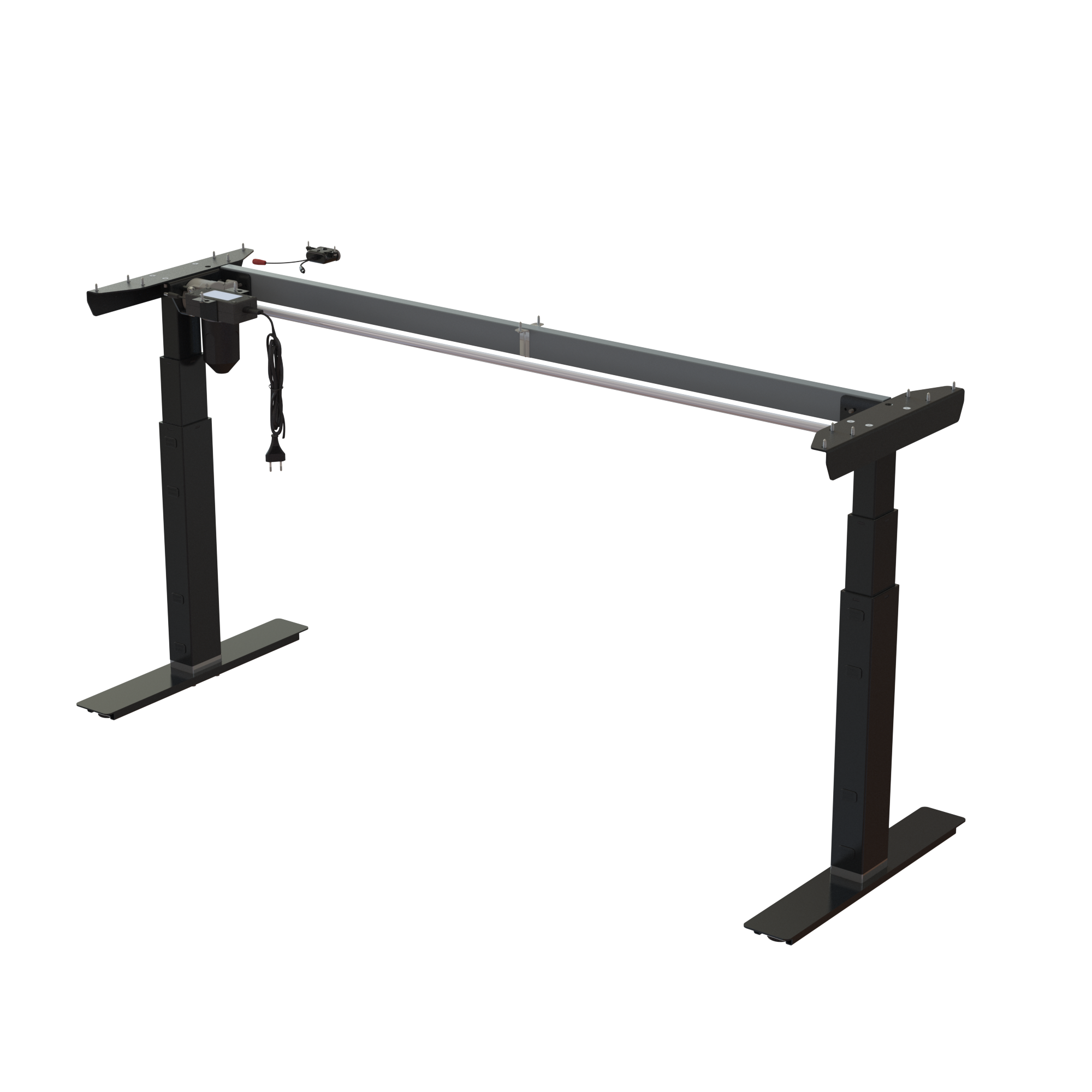 Ergonomic desk frame | Width 152 cm | Black 