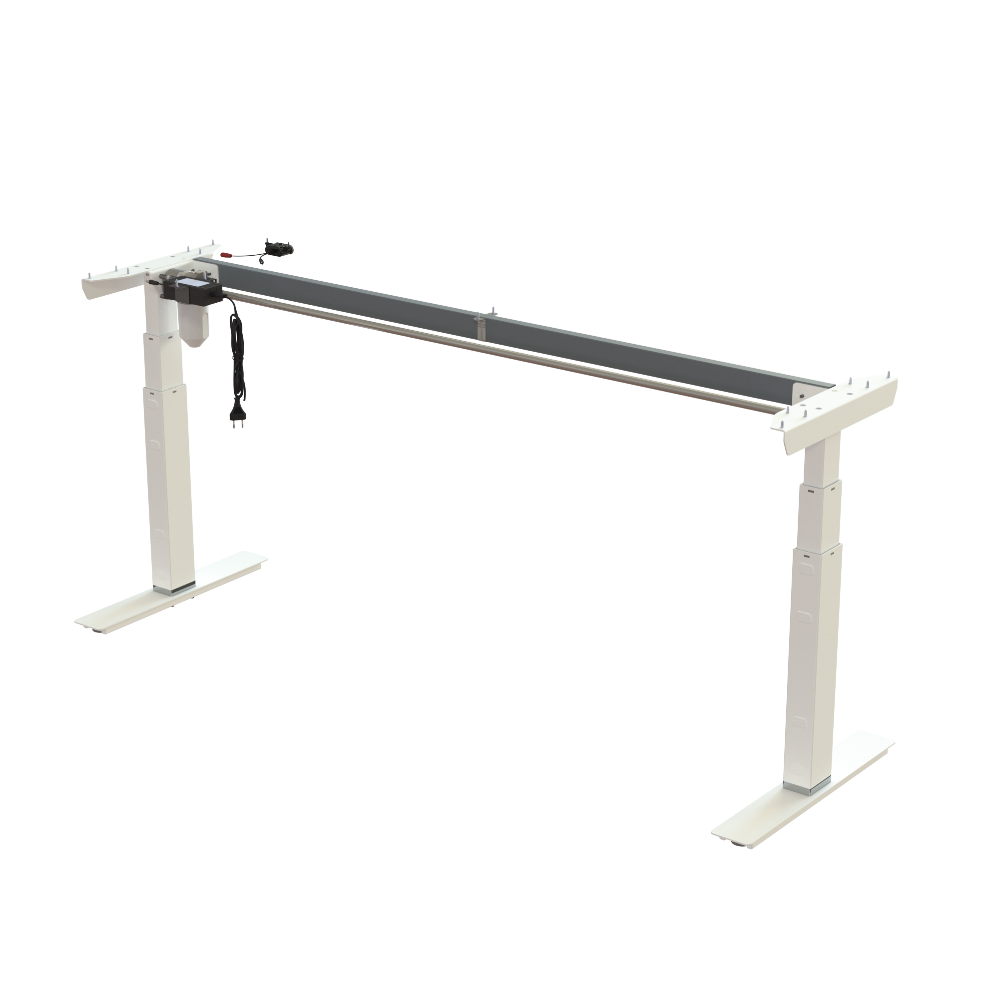 Ergonomic desk frame | Width 172 cm | White