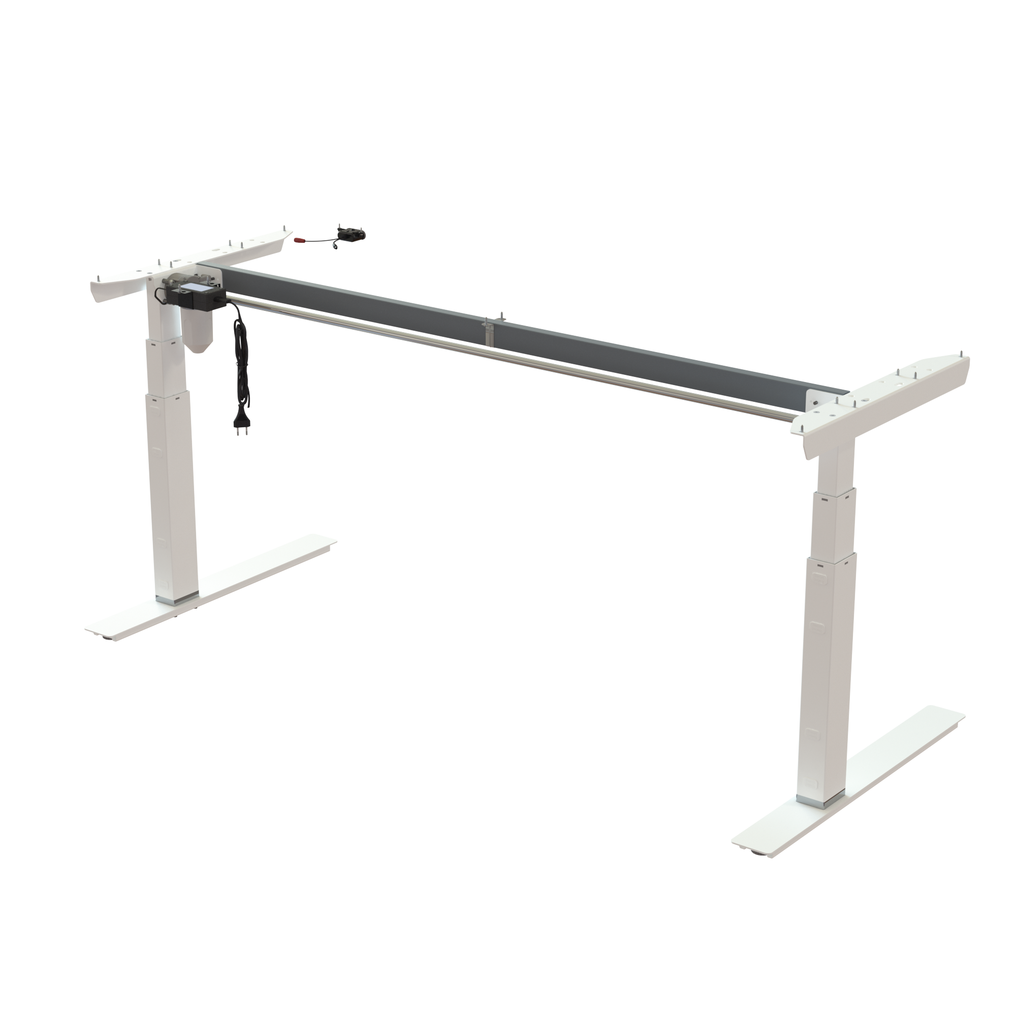 Ergonomic desk frame | Width 172 cm | White