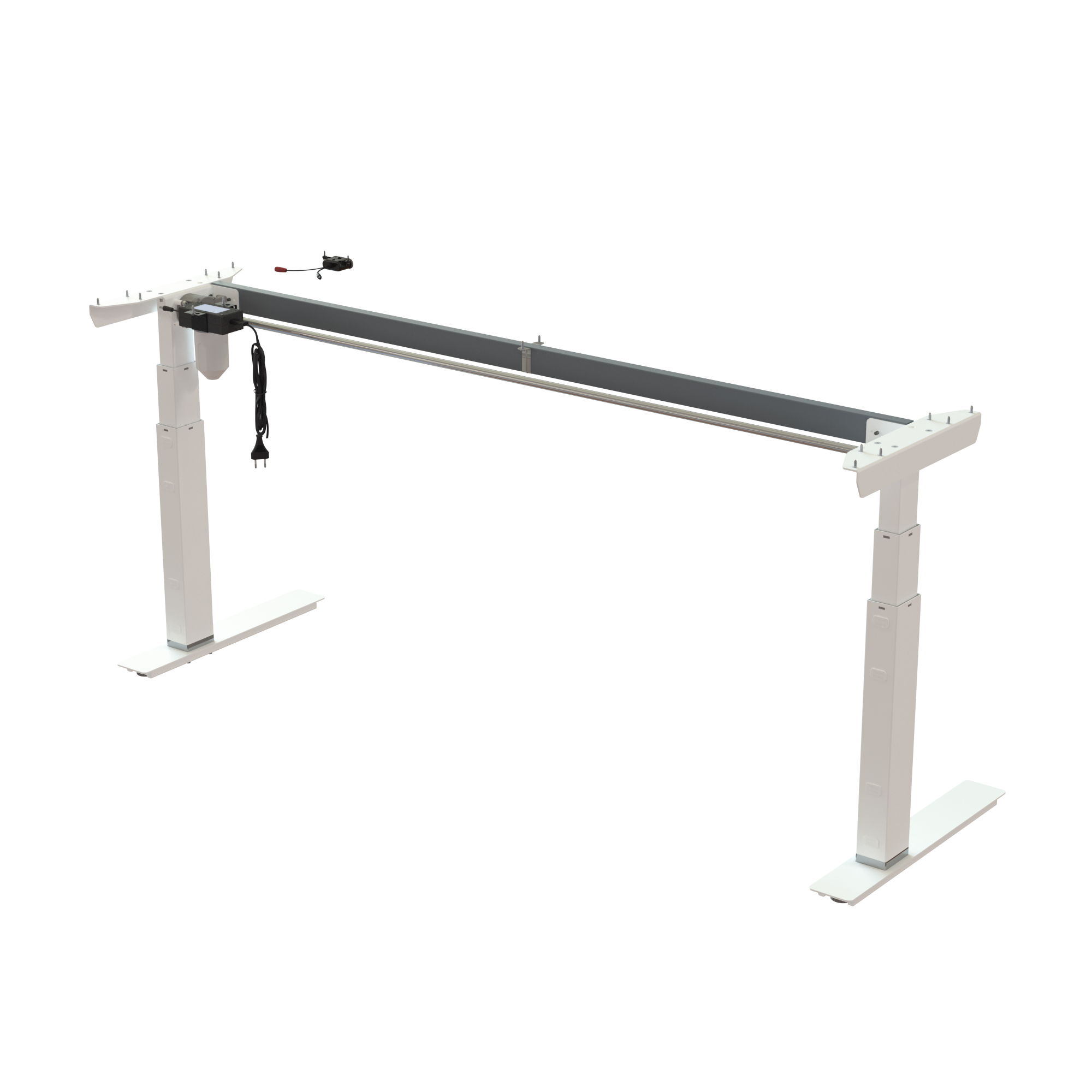 Ergonomic desk frame | Width 172 cm | White