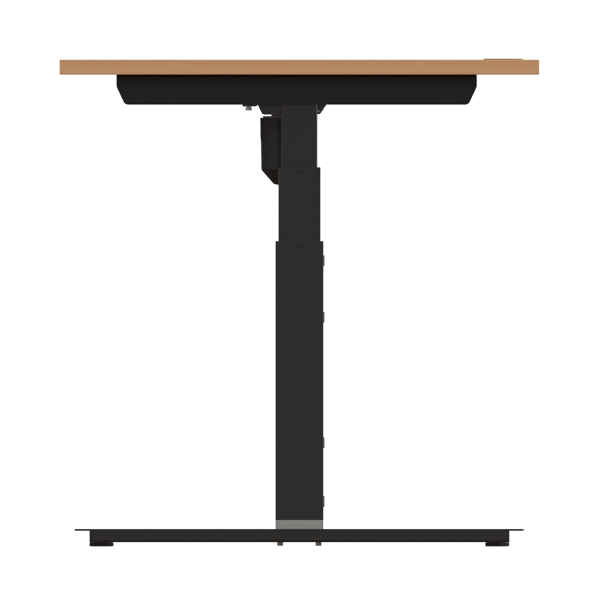 Ergonomic desk | 180x80 cm | Beech with black frame